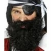 Smiffys Deluxe Pirate Beard, Black