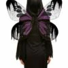 Smiffys Dark Botanicals Moth Wings, Purple -FANCY THAT FANCY DRESS Sales 20567