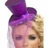 Smiffys Fever Mini Top Hat On Headband, Purple -FANCY THAT FANCY DRESS Sales 21299