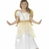 Smiffys Angel Princess Costume, White & Gold