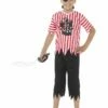 Smiffys Jolly Pirate Boy Costume, Red & White -FANCY THAT FANCY DRESS Sales 21890