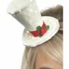 Smiffys Mini Top Hat, White -FANCY THAT FANCY DRESS Sales 22046