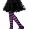 Smiffys Tights, Purple & Black 2 Smiffys Tights, Purple & Black -FANCY THAT FANCY DRESS Sales 22081