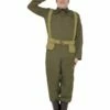 Smiffys WW2 Home Guard Private Costume, Green -FANCY THAT FANCY DRESS Sales 22132