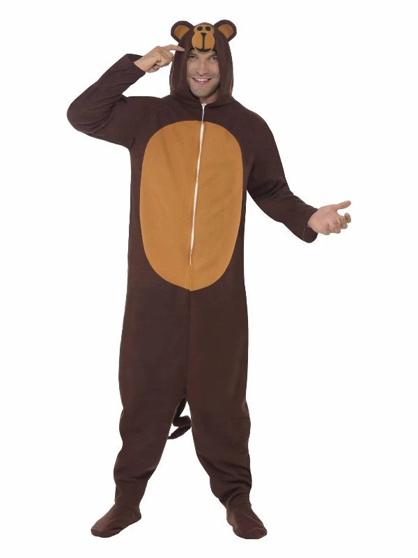 Smiffys Monkey Costume, Brown 3 Smiffys Monkey Costume, Brown