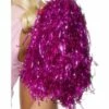 Smiffys Pom Poms Metallic, Pink