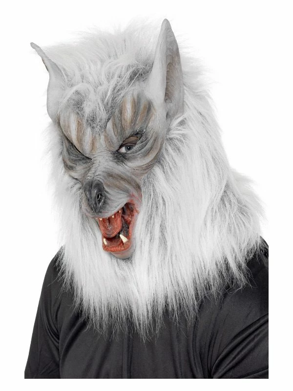 Smiffys Wolf Mask, Grey 3 Smiffys Wolf Mask, Grey