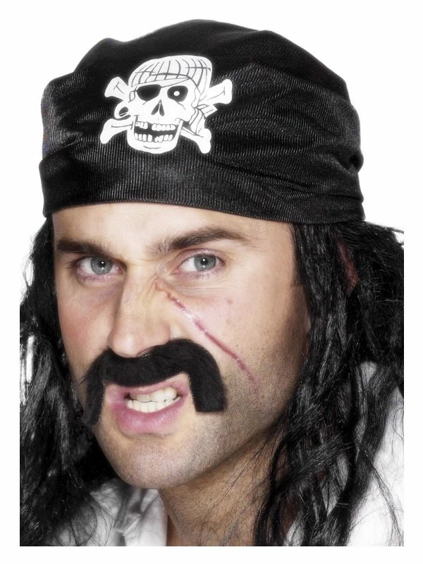 Smiffys Pirate Bandana, Black 3 Smiffys Pirate Bandana, Black