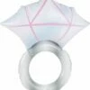 Smiffys Inflatable Diamond Ring, Silver -FANCY THAT FANCY DRESS Sales 27355