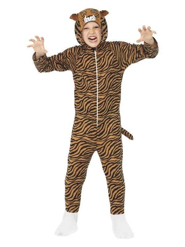 Smiffys Tiger Costume, Brown 3 Smiffys Tiger Costume, Brown