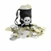 Smiffys Pirate Coin Bag, Black