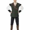 Smiffys Robin Hood Costume, Green