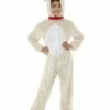 Smiffys Lamb Costume, Cream