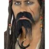 Smiffys Pirate Facial Hair Set, Black -FANCY THAT FANCY DRESS Sales 30123