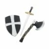 Smiffys 3 Piece Crusader Set, White -FANCY THAT FANCY DRESS Sales 31350