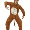 Smiffys Monkey Costume, Adult, Brown -FANCY THAT FANCY DRESS Sales 31677