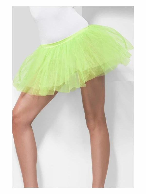 Smiffys Tutu Underskirt, Neon Green 3 Smiffys Tutu Underskirt, Neon Green