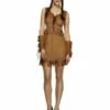 Smiffys Fever Pocahontas Costume, Brown -FANCY THAT FANCY DRESS Sales 32042