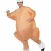 Smiffys Inflatable Roast Turkey Costume, Nude -FANCY THAT FANCY DRESS Sales 32769
