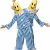 Smiffys Bananas In Pyjamas Costume, Blue -FANCY THAT FANCY DRESS Sales 33131