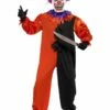 Smiffys Cirque Sinister Scary Bo Bo The Clown Costume, Red 2 Smiffys Cirque Sinister Scary Bo Bo The Clown Costume, Red -FANCY THAT FANCY DRESS Sales 33474