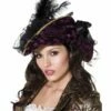 Smiffys Fever Marauding Pirate Hat, Purple -FANCY THAT FANCY DRESS Sales 33623