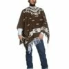 Smiffys Authentic Western Wandering Gunman Costume, Brown