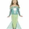 Smiffys Mermaid Princess Costume, Green