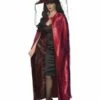 Smiffys Reversible Cape, Red & Black -FANCY THAT FANCY DRESS Sales 36872