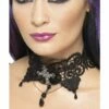 Smiffys Gothic Lace Choker, Black -FANCY THAT FANCY DRESS Sales 36998