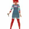 Smiffys Chucky Ladies Costume, Blue -FANCY THAT FANCY DRESS Sales 39099