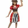 Smiffys Girls Pirate Captain Costume, Red -FANCY THAT FANCY DRESS Sales 41094
