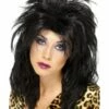 Smiffys 80s Popstar Wig, Black -FANCY THAT FANCY DRESS Sales 42027