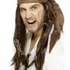 Smiffys Buccaneer Pirate Wig, Brown -FANCY THAT FANCY DRESS Sales 42074
