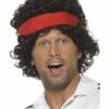 Smiffys 80s Tennis Ace Wig, Brown 1 Smiffys 80s Tennis Ace Wig, Brown -FANCY THAT FANCY DRESS Sales 42115