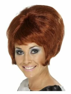 Smiffys 60s Beehive Wig, Auburn