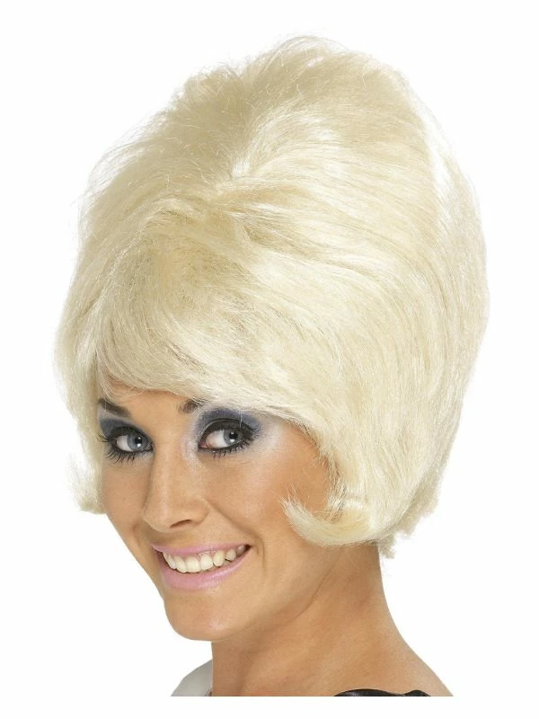Smiffys 60s Beehive Wig, Blonde 3 Smiffys 60s Beehive Wig, Blonde