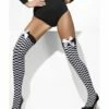 Smiffys Opaque Hold-Ups, Black & White
