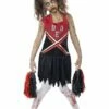 Smiffys Zombie Cheerleader Costume, Red & Black 1 Smiffys Zombie Cheerleader Costume, Red & Black -FANCY THAT FANCY DRESS Sales 43023