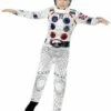 Smiffys Deluxe Spaceman Costume, White -FANCY THAT FANCY DRESS Sales 43180