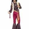 Smiffys 70s Psychedelic Rocker Costume, Purple