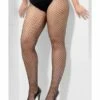 Smiffys Lattice Net Tights, Black