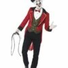 Smiffys Sinister Ringmaster Costume, Red -FANCY THAT FANCY DRESS Sales 44007