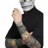 Smiffys Day Of The Dead Tattoo Sleeve, Multi-Coloured 1 Smiffys Day Of The Dead Tattoo Sleeve, Multi-Coloured -FANCY THAT FANCY DRESS Sales 44225