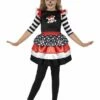 Smiffys Skully Girl Costume, Black 1 Smiffys Skully Girl Costume, Black -FANCY THAT FANCY DRESS Sales 44288