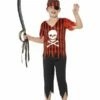 Smiffys Jolly Roger Pirate Costume, Red -FANCY THAT FANCY DRESS Sales 44401