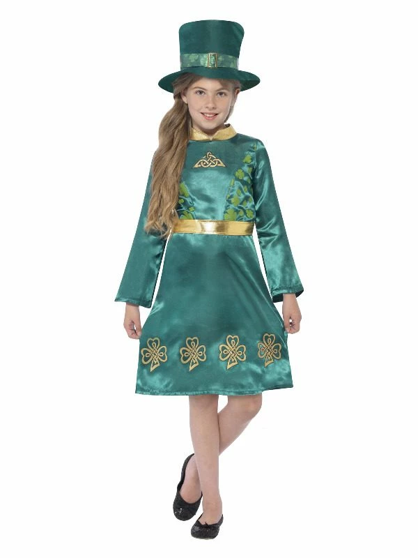 Smiffys Leprechaun Girl Costume, Green 3 Smiffys Leprechaun Girl Costume, Green