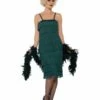 Smiffys Flapper Costume, Green -FANCY THAT FANCY DRESS Sales 44674