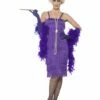 Smiffys Flapper Costume, Purple 1 Smiffys Flapper Costume, Purple -FANCY THAT FANCY DRESS Sales 44677