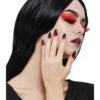 Smiffys Make-Up FX, Gothic Eyelash & Nail Set -FANCY THAT FANCY DRESS Sales 44980